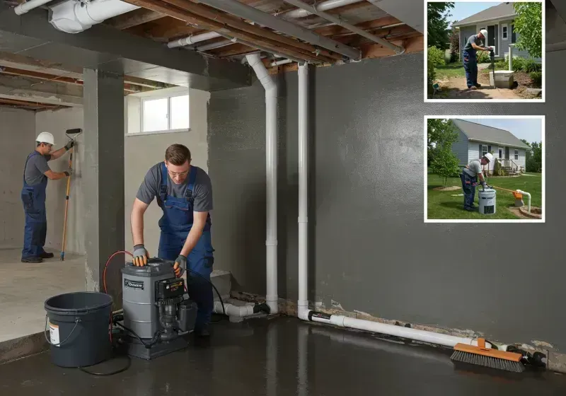 Basement Waterproofing and Flood Prevention process in Oneonta, AL